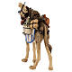 Loaded camel in painted wood for 9 cm Rainell Nativity scene, Val Gardena s5