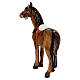 Horse in painted wood from Valgardena for Rainell Nativity Scene 11 cm s4