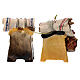 Elefante con bagagli legno dipinto Val Gardena presepe Rainell 11 cm s10
