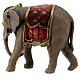Elefante legno dipinto presepe Rainell 9 cm Valgardena s5