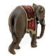 Elefante legno dipinto presepe Rainell 9 cm Valgardena s7