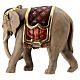 Elefante legno dipinto presepe Val Gardena Rainell 11 cm s5
