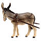 Donkey for pull cart, 9 cm nativity Rainell, in painted Valgardena wood s5