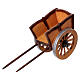 Cart for donkey in painted wood from Valgardena for Rainell Nativity Scene 9 cm s3