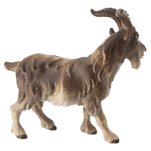 Ziegenbock Grödnertal Holz für Krippe Rainell 11cm 4