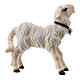 Standing lamb in painted wood from Val Gardena for Rainell Nativity Scene 11 cm s3