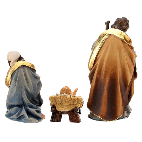 Holy Night stable with figurines,12 pieces painted wood, Rainell Nativity Scene 9 cm 14