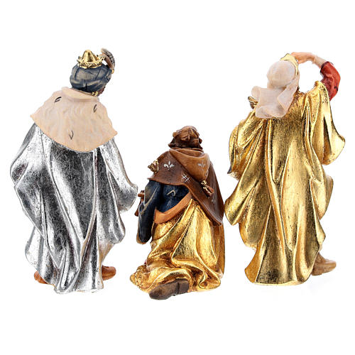 Holy Night stable with figurines,12 pieces painted wood, Rainell Nativity Scene 9 cm 15