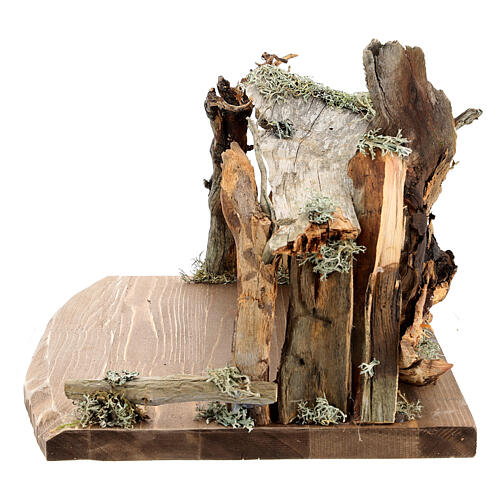 Große Krippe aus Holz mit 12 Figuren Rainell, 11 cm 16