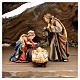 Large hut 12 pieces in painted wood from Val Gardena for Rainell Nativity Scene 11 cm s3