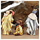 Large hut 12 pieces in painted wood from Val Gardena for Rainell Nativity Scene 11 cm s10