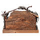 Cabaña corteza pequeña set 6 piezas madera pintada belén Rainell 9 cm s7