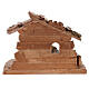 Tyrol Hut for Holy Family 3 pieces in painted wood from Val Gardena for Rainell Nativity Scene 9 cm s6