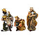 Complete nativity set Mathias model in colored resin 19 cm s2