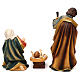 Complete nativity set Mathias model in colored resin 19 cm s6
