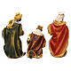 Complete nativity set Mathias model in colored resin 19 cm s7