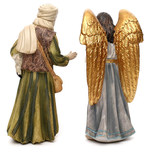 Nativity scene set in painted resin, Orient style 25 cm 7