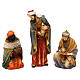 Nativity scene set in painted resin, Eastern style 24 cm s2