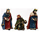 Nativity scene set in painted resin with shepherds 30 cm s3