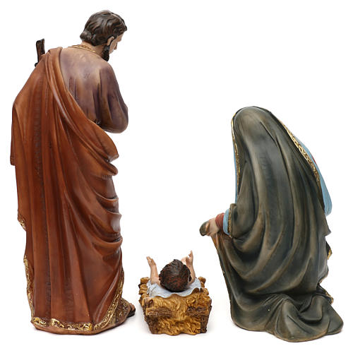 Complete Nativity set, in bright colored resin 40 cm 6