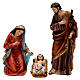 Complete Nativity set, in bright colored resin 40 cm s2