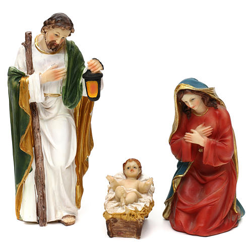 STOCK Nativity scene in resin, 11 statues 20 cm 2