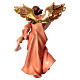 Figura anjo cor-de-rosa Val Gardena presépio Original peças altura média 12 cm s4