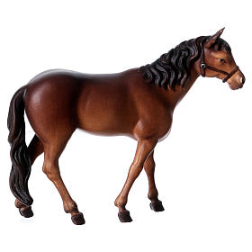Cavallo in piedi Valgardena 12 cm presepe Original