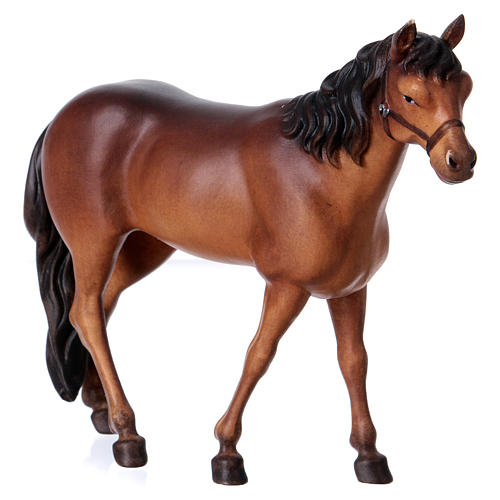Cavallo in piedi Valgardena 12 cm presepe Original 3