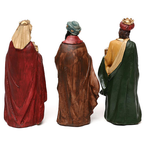 Nativity scene with 8 resin characters for Nativity scenes 18 cm 4