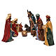 Nativity scene with 8 resin characters for Nativity scenes 18 cm s1