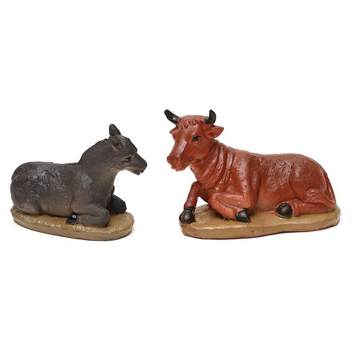 Presepe 8 personaggi in resina per presepi 18 cm 5