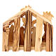 Nativity scene with cave in Bethlehem olive wood 10x10x10 cm s4