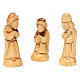 Nativity Scene in olive wood from Bethlehem with stable 20x30x20 cm s4