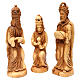 Nativity Scene in olive wood from Bethlehem 14 figurines, 35 cm s3