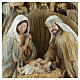 Complete Nativity 3 parts 30 cm resin s2