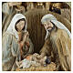 Nativity scene 3 pieces 30 cm in resin s2