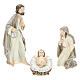 Nativity scene set 25 cm in resin, 9 pcs s2