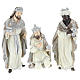 Nativity scene set 25 cm in resin, 9 pcs s6