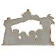 Nativity scene with star and roof 10 characters, children's line 20x15 cm s4