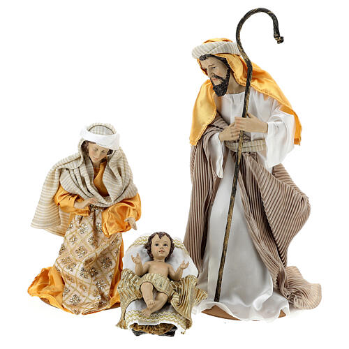 Nativity set in painted resin 10 pcs, 40 cm 2
