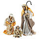 Nativity set in painted resin 10 pcs, 40 cm s2