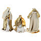 Nativity set in painted resin 10 pcs, 40 cm s8