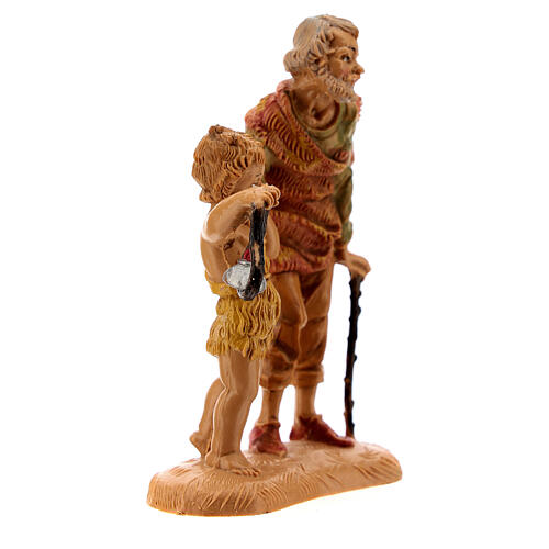 Pasterz z dzieckiem i latarenką 10 cm Fontanini 3