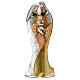 Holy Family embrace metal statue h 36 cm s1