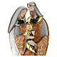 Sagrada Familia abrazo estatua metal h 36 cm s2