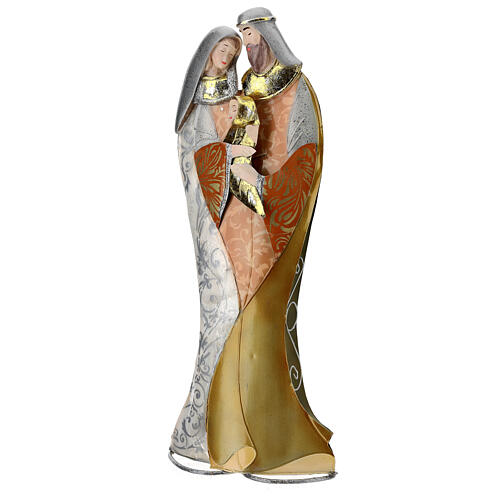 Sagrada Família abraço imagem metal 36 cm 3