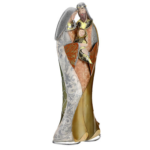 Sagrada Família abraço imagem metal 36 cm 4