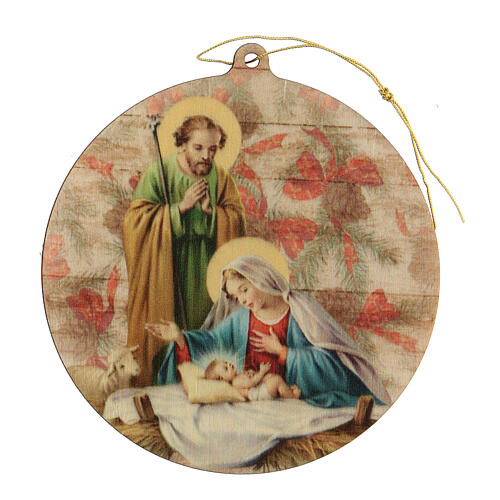 Christmas decoration in wood, Nativity 1