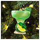 Margarita blown glass Christmas tree decoration s2